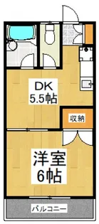 ブルーフォリスト2【1階】の間取り