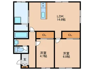 Balalaika【2階】の間取り