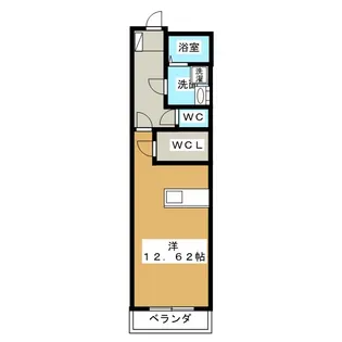 イーダッシュ梅屋町II【5階】の間取り