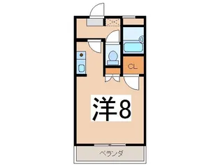 テンバク・S【2階】の間取り