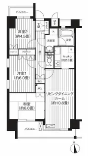 パシフィーク品川【9階】の間取り