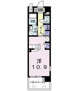 Sol Levante 国府【3階】の間取り
