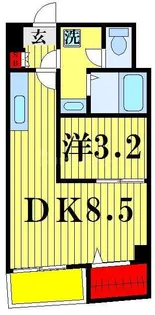 グラントレス松戸【6階】の間取り