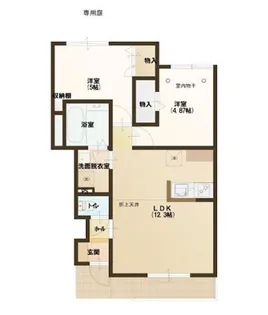 ベルリードVI【1階】の間取り