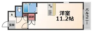 リュミエールイースト【6階】の間取り