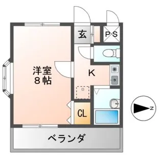 トレイズII【2階】の間取り