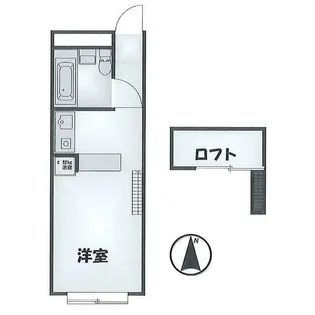 ベルピア中原【2階】の間取り