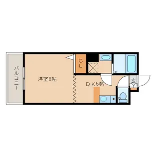 サンライズ新名爪【3階】の間取り