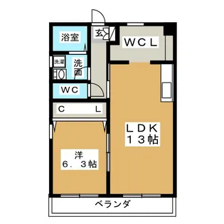 テンポラリネスト【1階】の間取り