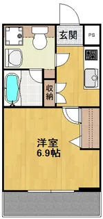 パサス【3階】の間取り