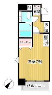 フェスシントミ【7階】の間取り