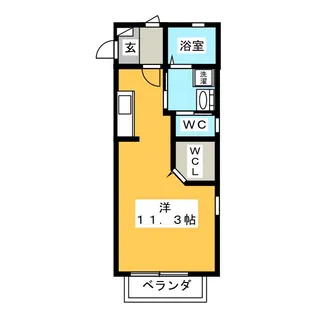 フェリスコート【2階】の間取り