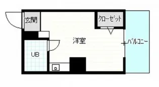 第6シモビル【6階】の間取り