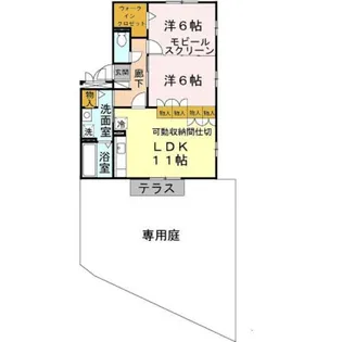 シャルマン【1階】の間取り