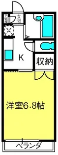 メイプルハイツ【2階】の間取り