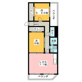 浅野ビル【4階】の間取り