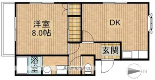 アメニティハウスA【1階】の間取り