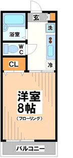 エルデ明大前【1階】の間取り