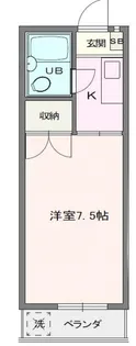 ジュネスセキネ【1階】の間取り