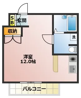 T・APARTMENT【1階】の間取り