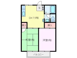 トマトの家 A【2階】の間取り
