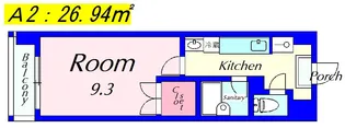 アートプラザ124【7階】の間取り