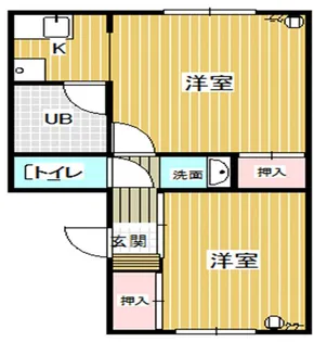 サンクス・ハイツ【2階】の間取り
