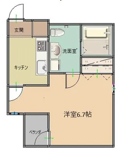 ハウス12【3階】の間取り