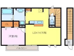 ダバンティ【2階】の間取り