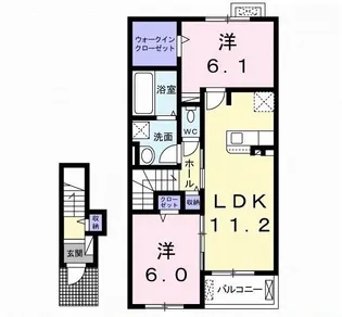 コスモス J【2階】の間取り