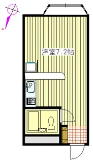 ブルーメゾン松ヶ崎【2階】の間取り