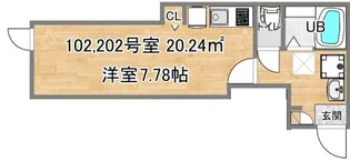 アグレット東武練馬【2階】の間取り