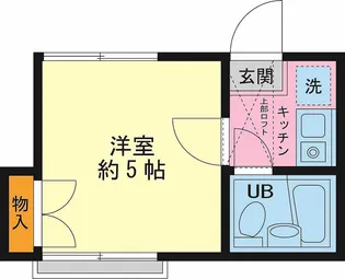 ウエストコート伊勢町【2階】の間取り