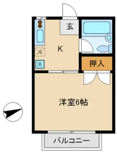 ハイム吉久No.1【1階】の間取り