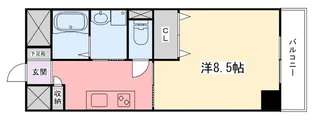 インタービレッジ土山【8階】の間取り