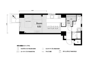 シンエイ赤羽マンション【2階】の間取り