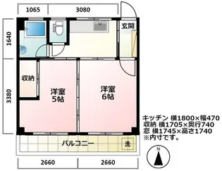 堤マンション【4階】の間取り
