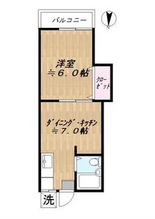 プラムハイツ【2階】の間取り