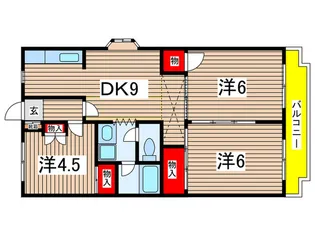 ランドール6【1階】の間取り