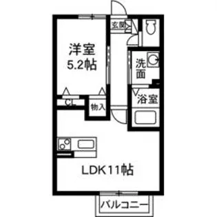 アンビエラ【1階】の間取り