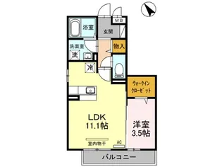 エル・スリー石橋【2階】の間取り