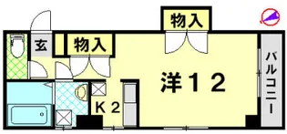 松戸トシオビル【7階】の間取り