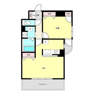 プライムアーバン仙台五橋【9階】の間取り
