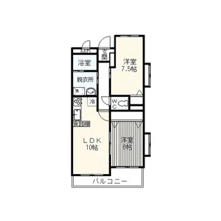 レアールマンションBeans【2階】の間取り
