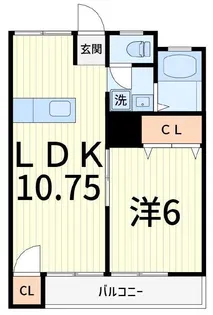 光マンション【3階】の間取り
