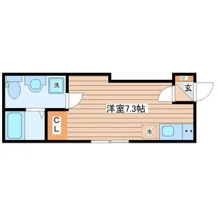 GIGI北四番丁【2階】の間取り