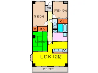ア-バンクリフ【2階】の間取り