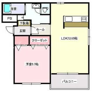 サンマリノ【2階】の間取り