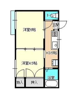 コーポヒロ【2階】の間取り