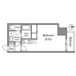 ADWResidence松屋町【5階】の間取り